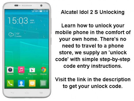 Alcatel one touch idol 2 s 6050a unlock -  updated May 2024