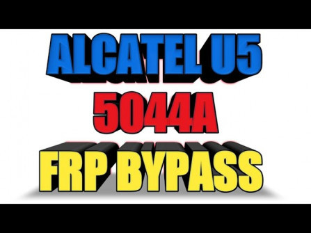 Alcatel u5 5044a unlock -  updated May 2024