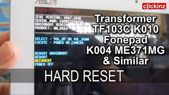Asus transformer pad tf103ce k010e unlock -  updated April 2024