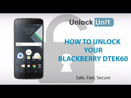 Blackberry dtek60 by argon bba100 1 unlock -  updated April 2024
