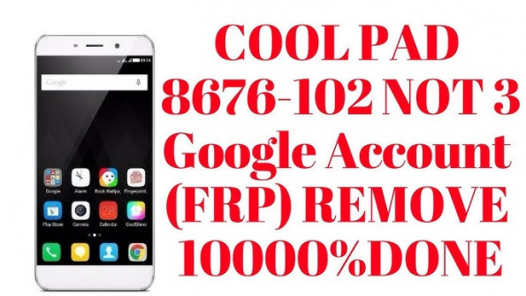 Coolpad 8676 m01 unlock -  updated May 2024