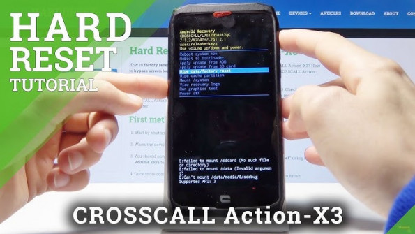 Crosscall action x3 hs8937qcs unlock -  updated March 2024
