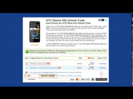 Htc desire 300 g3u 0p6a1 unlock -  updated April 2024