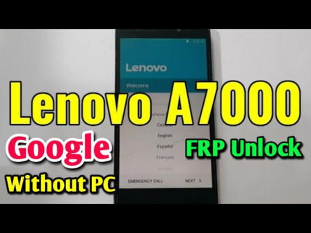 Lenovo a7000 plus a7000plus a unlock -  updated April 2024