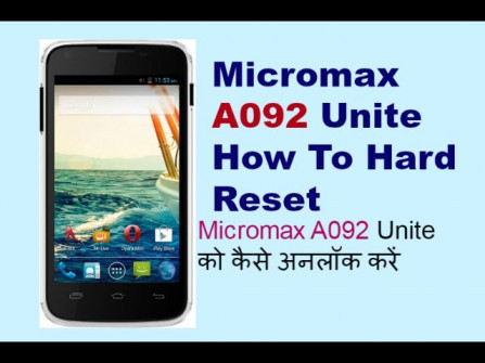 Micromax unite a092 unlock -  updated April 2024