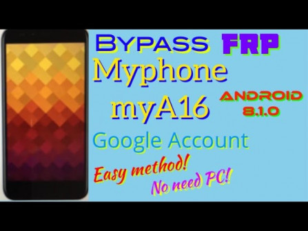 Myphone mya16 unlock -  updated April 2024