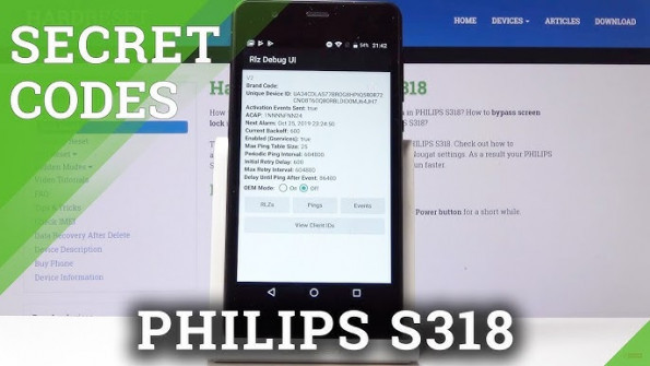 Philips s318 unlock -  updated April 2024