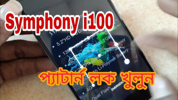Symphony i100 unlock -  updated April 2024