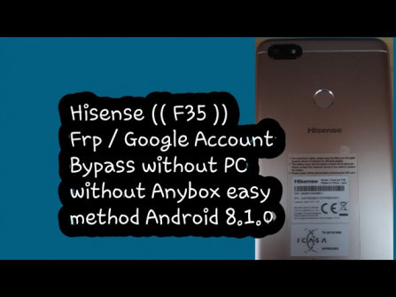 Hisense f35 hs6739mt unlock -  updated March 2024