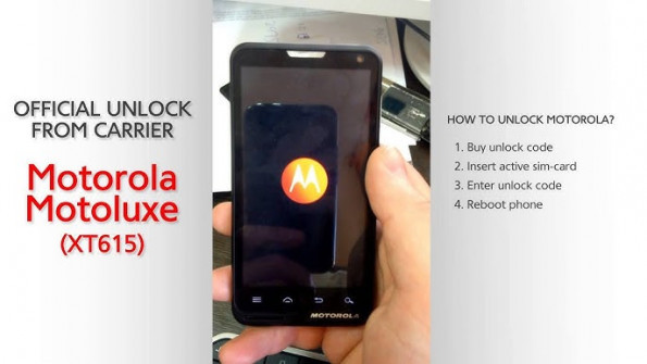 Motorola motoluxe umts irock xt627 unlock -  updated April 2024