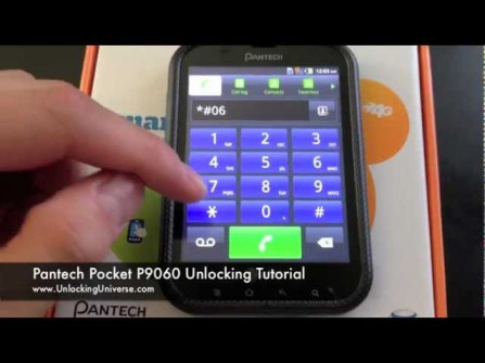 Pantech pocket p9060 unlock -  updated April 2024