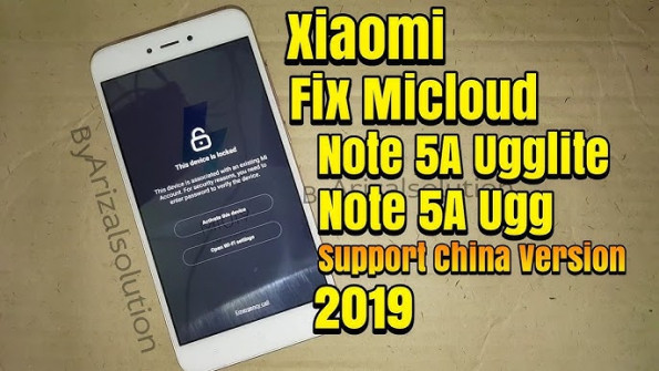 Xiaomi redmi note 5a ugg unlock -  updated March 2024