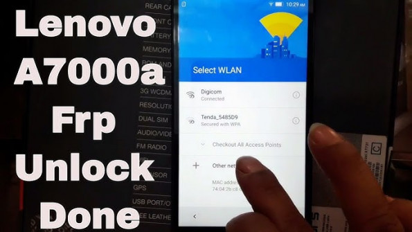 Lenovo a7000a plus unlock -  updated May 2024