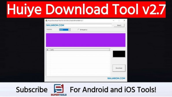 Huiye download tool v2 7 unlock -  updated May 2024