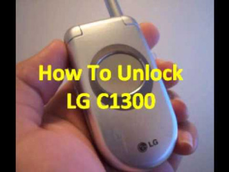 Lg c1300 unlock -  updated May 2024