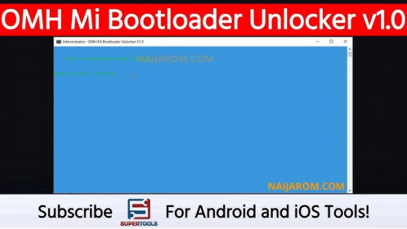 Omh mi bootloader unlocker v1 0 unlock -  updated May 2024
